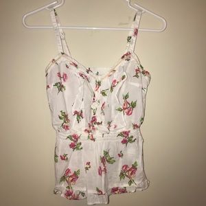 Hollister Ruffle Spaghetti Strap